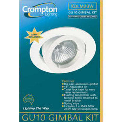 Picture of Die Cast Aluminium Gimbal GU10 Downlight Kit