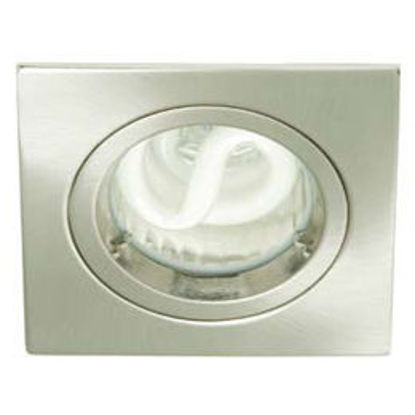 Picture of Square LED Downlight inc 8 watt Dimmable LED Globe (10 Pack)