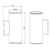 2x8w-led-ip65-up-down-wall-light