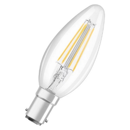 Picture of LEDVANCE Truwave  LED Classic B Dimmable Lamps Clear 4W B22 Daylight (Sold as 10)