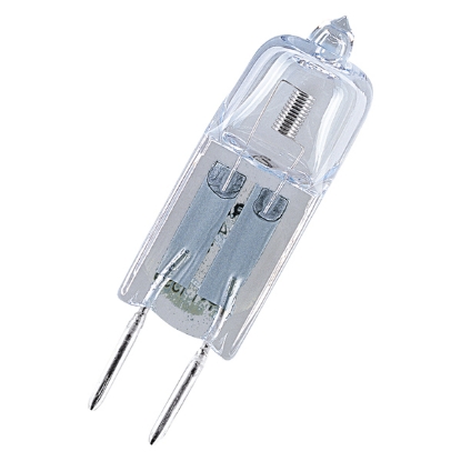 Picture of 20W 12V G6.35 Halogen Bi-Pin Lamp - Clear Low Voltage Capsule Bulb (Sold as 10)