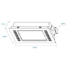 Picture of Martec Furnace 4-in-1 Bathroom Heater, Cooler, and Exhaust Fan with Tricolour LED Light