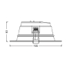 Picture of LEDVANCE ULTRA Commercial Downlight 14/19W 135mm TRI Dimmable