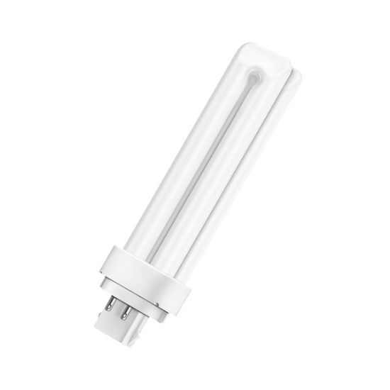 Picture of OSRAM DULUX D/E 18W/4000K G24q-2 Compact Fluorescent Lamp (Sold as 10)
