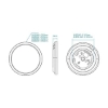 Picture of Martec Spectra LED 18W Tricolour 220mm Dimmable Ceiling Light (Sold as 2)